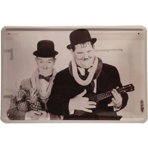 Blechschild Laurel & Hardy 20 x 30 cm Metallschild Blech 184 von Blechschild 20 x 30 cm