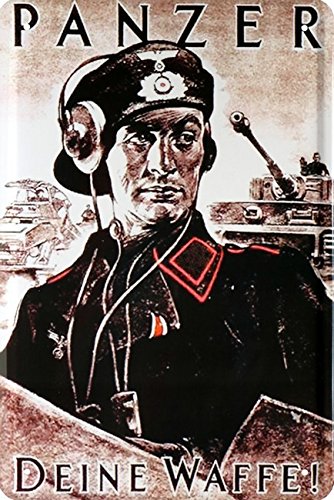 Panzer Soldat Deutsches Reich Blechschild 20 x 30 Retro Blech 169 von Blechschild 20 x 30 cm