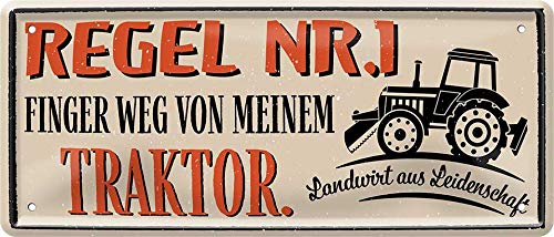 Finger weg von meinem Traktor Landwirt 28 x 12 cm Spruch Deko Blechschild 1814 Finger weg von meinem Traktor Landwirt 28 x 12 cm Spruch Deko Blechschild 1814 von WOGEKA ART