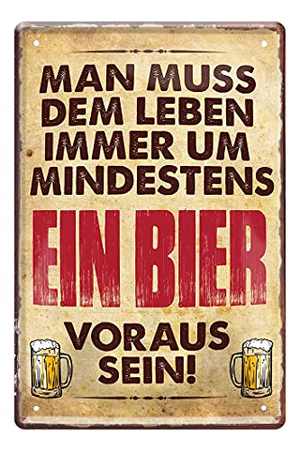 Blechschild Lustiges Bier Retro Deko Metallschild im Vintage Stil - witziger Bierspruch Trinkspruch - Wanddeko Kellerbar Kneipe Pub Partyraum - Geschenkidee für Biertrinker und Genießer - 20x30cm Blechschild Lustiges Bier Retro Deko Metallschild im Vintage Stil - witziger Bierspruch Trinkspruch - Wanddeko Kellerbar Kneipe Pub Partyraum - Geschenkidee für Biertrinker und Genießer - 20x30cm von Blechschild