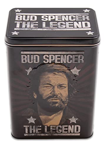 Blechwaren Fabrik Braunschweig GmbH Bud Spencer & Terence Hill - Vorratsdose - The Legend - DoseA-B01 - hochkant von Blechwaren Fabrik Braunschweig GmbH