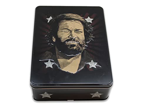 Blechwaren Fabrik Braunschweig GmbH Bud Spencer & Terence Hill - Vorratsdose - The Legend - DoseB-B01 - Flach von Blechwaren Fabrik Braunschweig GmbH