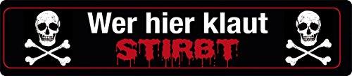 Blechwaren Fabrik Braunschweig GmbH WER Hier KLAUT STIRBT Straßenschild+Magnet Doppelpack Blech STR40-M10 Blechwaren Fabrik Braunschweig GmbH WER Hier KLAUT STIRBT Straßenschild+Magnet Doppelpack Blech STR40-M10 von Blechwaren Fabrik Braunschweig GmbH