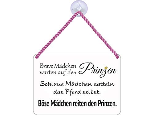 Blechwaren Fabrik Braunschweig Kulthänger Mädchen warten auf den Prinzen oder reiten ihn KH070 von Blechwaren Fabrik Braunschweig GmbH