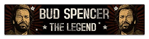 Bud Spencer und Terence Hill - Bud Spencer - The Legend - Magnet 16 x 3,5 cm - STRMB05 von Blechwaren Fabrik Braunschweig GmbH