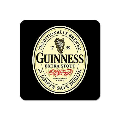 Guinness - Untersetzer Coaster - Logo - Label - Dublin - Irland 10 x10 cm GD03 von Blechwaren Fabrik Braunschweig GmbH
