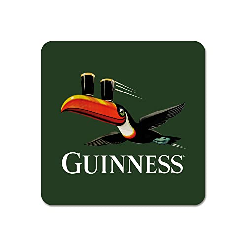 Guinness - Untersetzer Coaster - Tukan Grün - Dublin - Irland 10 x10 cm GD07 von Blechwaren Fabrik Braunschweig GmbH