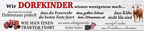 WIR DORFKINDER WISSEN WENIGSTENS NOCH... Straßenschild+Magnet Doppelpack Blech STR132-M52 WIR DORFKINDER WISSEN WENIGSTENS NOCH... Straßenschild+Magnet Doppelpack Blech STR132-M52 von Blechwaren Fabrik Braunschweig GmbH