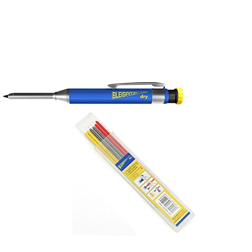 Bleispitz Tieflochmarker DRY-Set + 6er Pack Ersatzminen Mischpack von Bleispitz