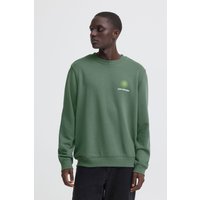 Blend Rundhalspullover "BHKonsta" Moderner Sweatpullover mit dezentem Print von Blend