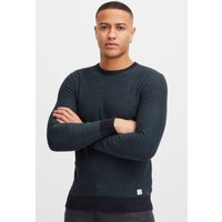 Blend Rundhalspullover "BHNathan" Strickpullover mit farblich abgesetzten Abschlüssen von Blend