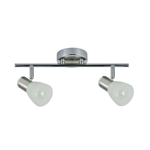 Blendend Cholo 2 x e14 Steckdosenleiste in elegantem Chrom/Nickel, misst 16 x 36,5 x 10 cm. Perfekt, um jeden Raum stilvoll zu beleuchten und zu dekorieren. Ideal für Ihr Zuhause. von Blendend