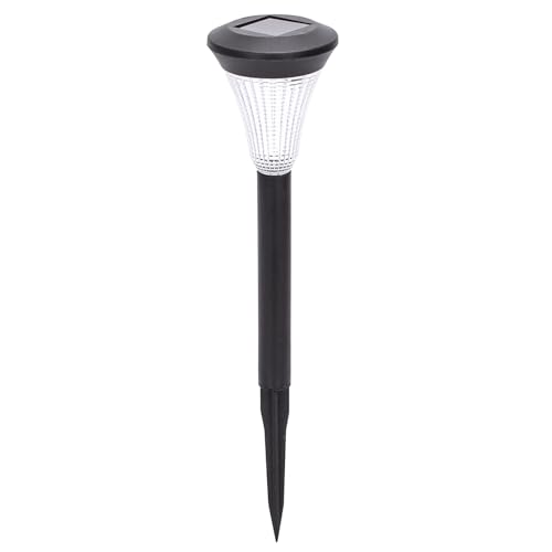 Blendend LED-Solar-Rasenlicht, Kunststoff, feines Muster, 6500 K von Blendend