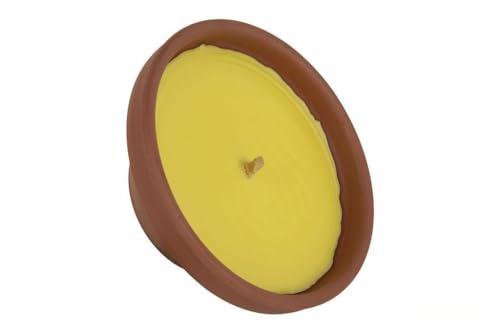Citronella-Duftkerze im Terrakotta-Behälter, 300 g, ideal zur Abwehr von Insekten, mit natürlichem Duft und elegantem Design. von Blendend