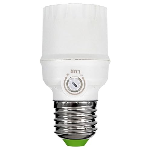 E27 Lampenfassung mit Fotozelle, ideal für automatische Einschaltung im Außenbereich, spart Energie und verbessert die Beleuchtung. von Blendend