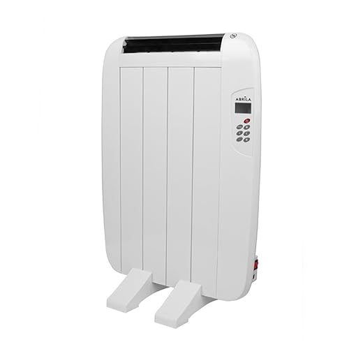 Gaban Wärmestrahler, 600 W, aus weißem Aluminium, elegantes Design mit LCD und Timer. Ideal für die Wand oder den tragbaren Einsatz. Maße: 58,5 x 44 x 5,5 cm, passt in jeden Raum. von Blendend