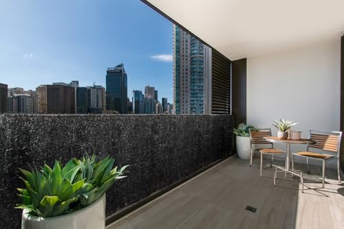 Künstliche Hecke, Anthrazit, 1,5 x 3 m, ideal für Dekorationen und Außenbereiche, robust Künstliche Hecke, Anthrazit, 1,5 x 3 m, ideal für Dekorationen und Außenbereiche, robust von Blendend
