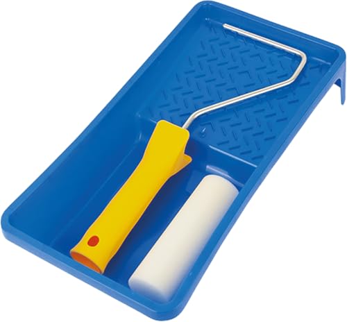 Malset – enthält Eimer, Rolle und Ersatzteile; ideal für Arbeiten im Innenbereich, einfache Handhabung und Reinigung, hergestellt aus robustem Kunststoff. von Blendend