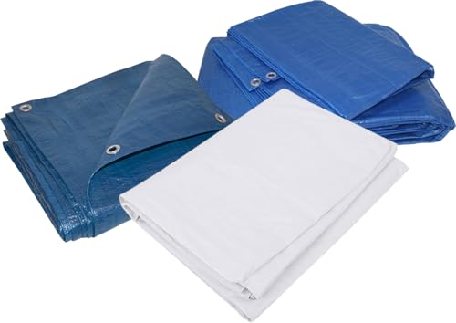 Sonnensegel aus Polyethylen, 90 g, 8 x 12 m, Blau, robust und leicht, ideal zum Schutz vor Sonne und Regen. Sonnensegel aus Polyethylen, 90 g, 8 x 12 m, Blau, robust und leicht, ideal zum Schutz vor Sonne und Regen. von Blendend