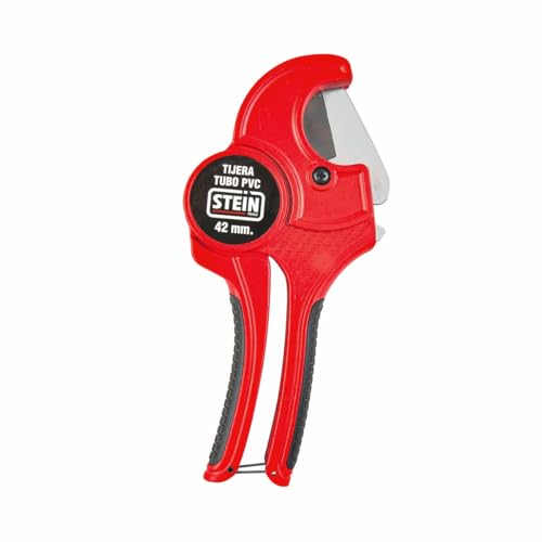 PVC-Rohrschere 42 mm, ergonomisches Design, Edelstahl, ideal für Klempner- und Gartenarbeiten. von Blendend