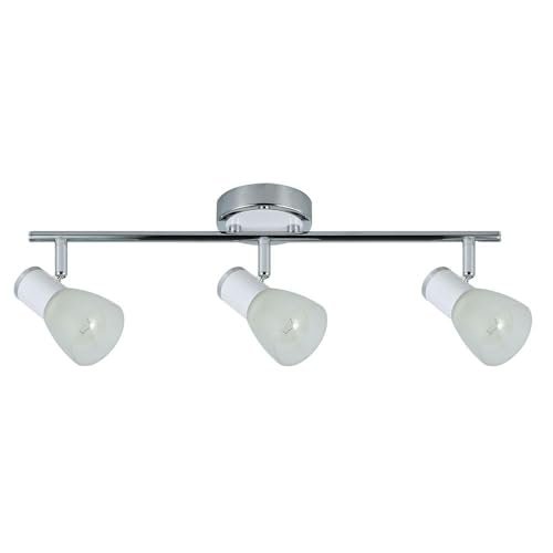 Steckdosenleiste Cholo 3 x e14 in Weiß und Chrom, perfekt, um Ihrem Raum Stil zu verleihen. Maße: 16 x 48,5 x 10 cm. Ideal für moderne Umgebungen. Beleuchtet und dekorativ! von Blendend