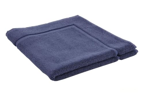 Teppich - Badteppich, Marineblau, 60 x 60 cm, weiche und rutschfeste Textur, ideal für den Einsatz zu Hause, leicht zu reinigen und zu pflegen. von Blendend