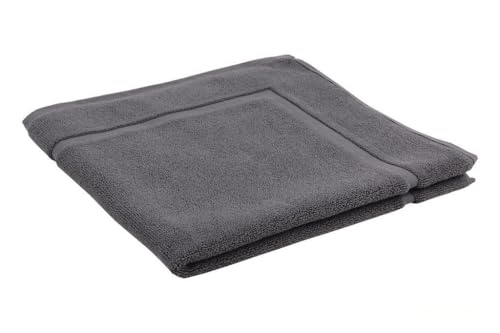 Teppich - Badteppich Anthrazit, Modell Stein, 60 x 60 cm, Elegantes und rutschfestes Design, ideal zum Dekorieren und Sichern von Sicherheit. von Blendend