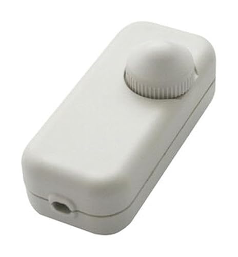 Tisch-Dimmer, Leistung 100 W, elegantes Weiß, ideal zum Einstellen der Helligkeit in jeder Umgebung, perfekt für Studios, Büros oder Ruhezonen. von Blendend