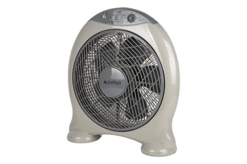 Ventilator mit Timer, 50 W, hellbeige, ideal für die Regulierung der Temperatur und Schaffung einer kühlen Umgebung. von Blendend