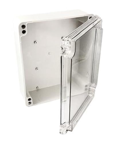 Wasserdichte Box 300 x 265 x 130 mm mit transparenter Tür, ideal zum Schutz Ihrer Geräte und Werkzeuge vor Feuchtigkeit und Staub. Das robuste Design sorgt für Haltbarkeit und Sicherheit. von Blendend