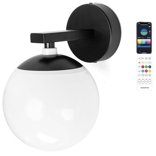 blendend Wandleuchte – intelligenter Spiegel mit Bluetooth, Mesh-Technologie, 8 W, RGB+CCT für vielseitige Beleuchtung und kabellose Steuerung von Blendend