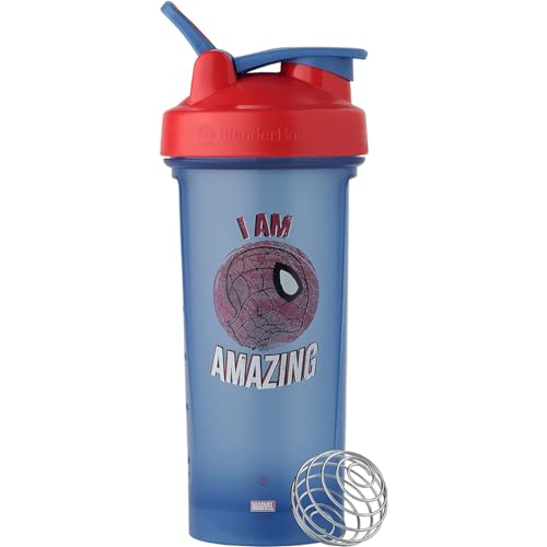 BlenderBottle Marvel Classic V2 Shaker Bottle Perfect for Protein Shakes and Pre Workout, 28-Ounce, Spiderman von BlenderBottle