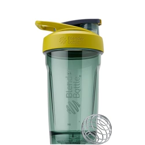 BlenderBottle Strada Shaker Cup Perfekt für Proteinshakes und Pre Workout, 680 ml, Gelb BlenderBottle Strada Shaker Cup Perfekt für Proteinshakes und Pre Workout, 680 ml, Gelb von BlenderBottle