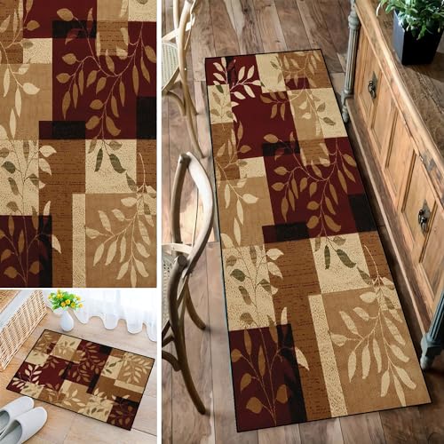 Bleockth Teppich Läufer Flur, Waschbar rutschfest 40x140cm Flurteppich Flurläufer Lange Küchenläufer für Korridor Schlafzimmer, Modern Küchen Teppich Polyester Anpassbar Bleockth Teppich Läufer Flur, Waschbar rutschfest 40x140cm Flurteppich Flurläufer Lange Küchenläufer für Korridor Schlafzimmer, Modern Küchen Teppich Polyester Anpassbar von Bleockth