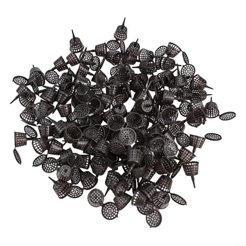 100 Stück Düngerbox für Bonsai, praktisches Gartenwerkzeug mit Bodenanwendung (kleiner Kaffee + Deckel) von BlesConi