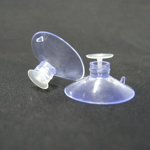 10er Set Reißzwecken Saugnäpfe mit Reißzwecken zur Befestigung an glatten Oberflächen Kunststoff Gummi Pilzsauger mit Schraubgewinde und Mutter zur sicheren Befestigung von BlesConi