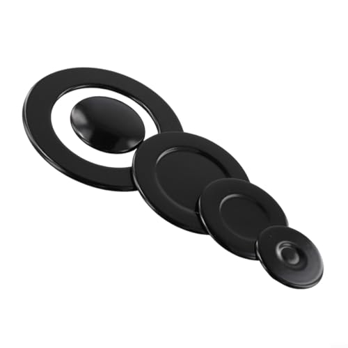 4-teiliges Brennerkappen-Set für Sabaf-Gasherd, aus dickem Eisenmaterial (konkav) von BlesConi