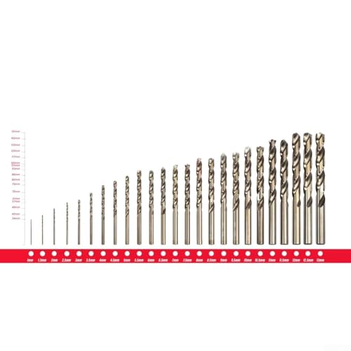 5 x M35 Kobalt-metrische Bohrer für Edelstahl und Metall, stärker gebaut für maximale Langlebigkeit (13 mm) von BlesConi