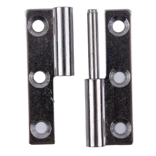 Abnehmbares Edelstahl-Scharnier mit Abhebmechanismus für einfaches Entfernen der Tür, geeignet für Schränke und Schränke (6,3 cm rechts) von BlesConi