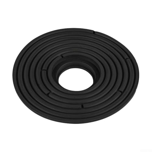 Abwasserabdeckung mit variablem Durchmesser für Badezimmer bietet effektive Entwässerungslösungen (138 mm schwarzer Ring) von BlesConi