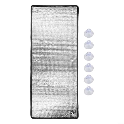 Aluminiumfolie, doppellagig, 6 mm dick, für Dach- und Fensterflügel, reduziert Blendung und Hitze (40 x 100 cm Saum) von BlesConi