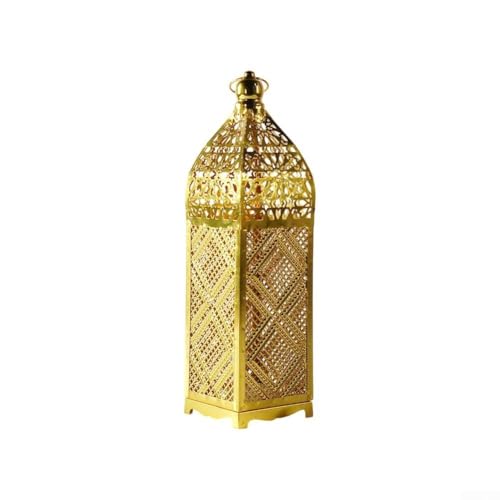 Aufwendiges hohles Design Schmiedeeisen Kerzenständer für elegante Lichteffekte (L) von BlesConi