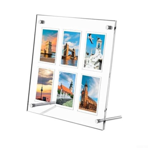 Bilderrahmen mit eingebauter Layout-Vorlage für Fujifilm Mini- und quadratische Filme, klares Acryl-Design ermöglicht Durcheinander von Fotos und horizontale oder vertikale Anzeige Bilderrahmen mit eingebauter Layout-Vorlage für Fujifilm Mini- und quadratische Filme, klares Acryl-Design ermöglicht Durcheinander von Fotos und horizontale oder vertikale Anzeige von BlesConi