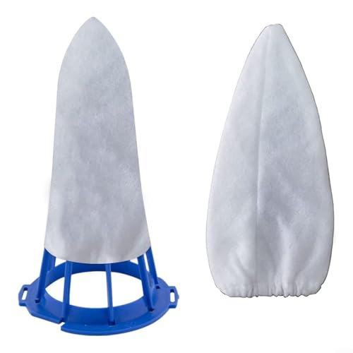 BlesConi 5 Stück Pool Blaster Filterbeutel, für Pool Staubsauger | Poolreiniger Beutel | Feinmaschiger Beutel | Filtertüten | Staubsaugerbeutel | Mesh Leaf Bag Weiß von BlesConi