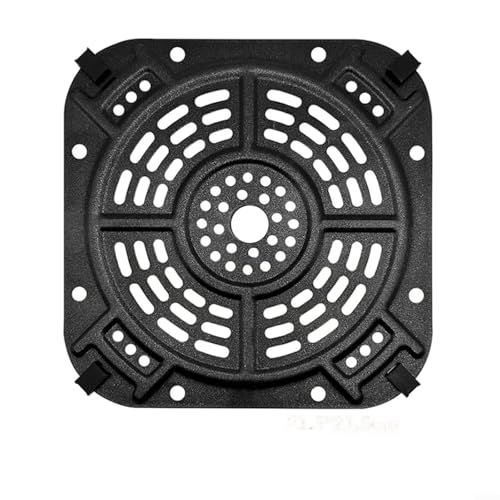 BlesConi Air Fryer Ersatztablett 21,5 x 21,5 cm, schwarze Bratplatte für 2QT AF141 Antihaft-Küchenwerkzeug von BlesConi