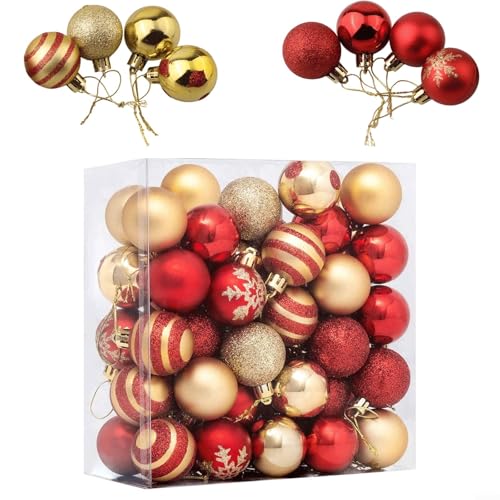 BlesConi Christbaumkugel-Ornamente, 4 cm, für Feiertage, Hochzeit, Party-Dekorationen von BlesConi