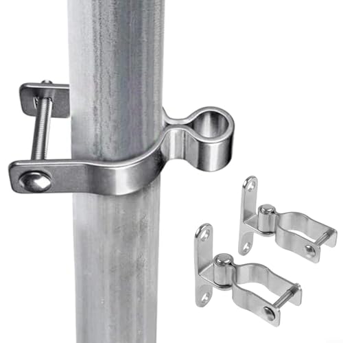 BlesConi Edelstahl-Wandhalterung, Torscharniere, Halterungs-Set für Bauernhofzauntür, 35 mm Pfostenmontage, 2 Stück BlesConi Edelstahl-Wandhalterung, Torscharniere, Halterungs-Set für Bauernhofzauntür, 35 mm Pfostenmontage, 2 Stück von BlesConi