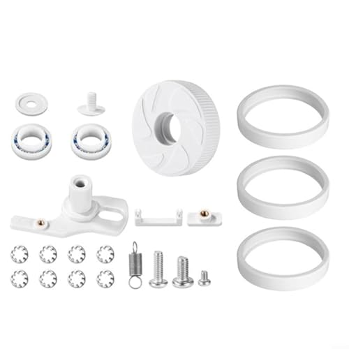 BlesConi Ersatz-Set für Polaris Poolreiniger C10 Rad C16 Lager 180.280 Modelle Spannrolle Schwingwellensatz von BlesConi
