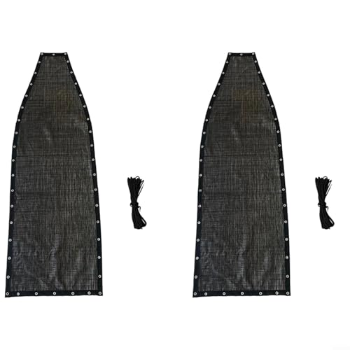 BlesConi Ersatzbezug für Gartenschaukelstuhl, Ersatzbezug für Gartenhängesessel, 64 x 197 x 23 cm (2 Stück ohne Taschen) von BlesConi