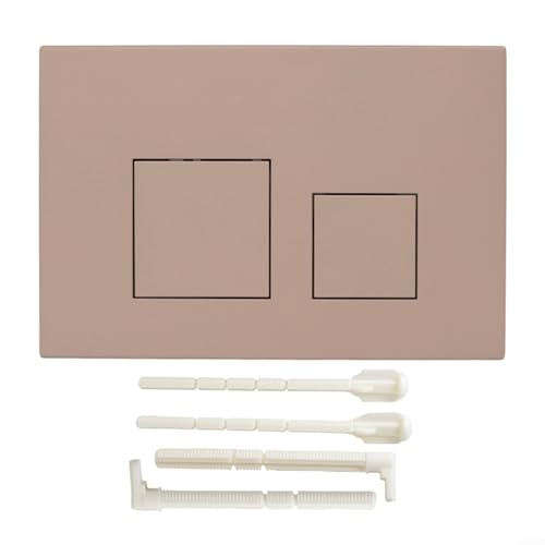 BlesConi Für Geberit Doppelspülplatte, Chrom-Knopfrahmen für WC, 164 x 246 x 12 mm (Khaki) von BlesConi